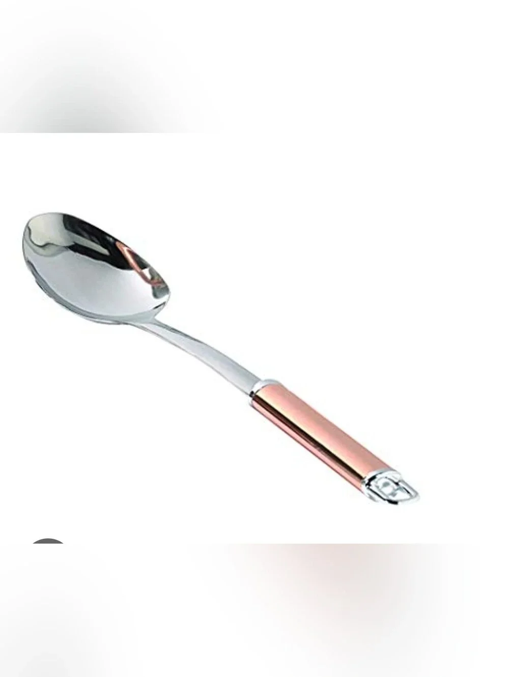 (Ew)Crofton Rose Gold Handle Stainless Steel Serving Spoon